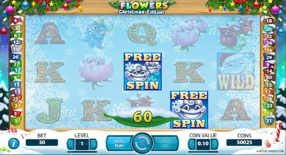 Flowers Christmas Edition Processo do jogo