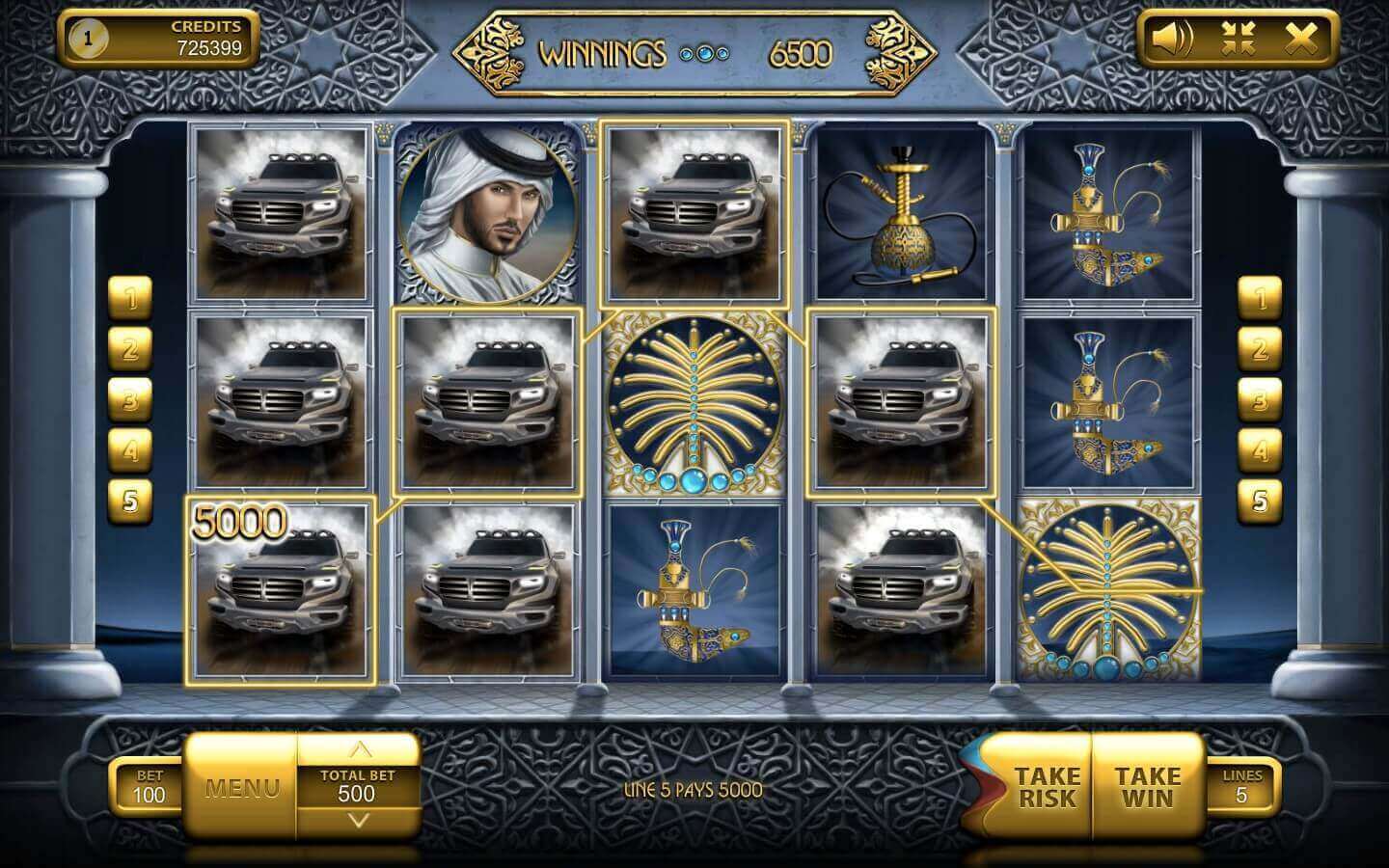 The Emirate Processo do jogo