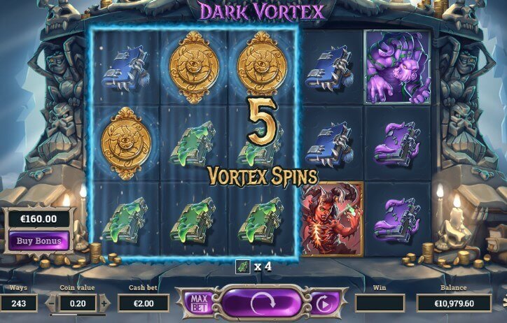 Dark Vortex Processo do jogo