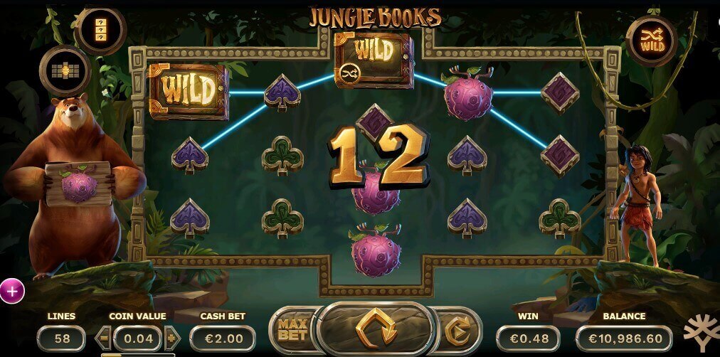 Jungle Books Processo do jogo