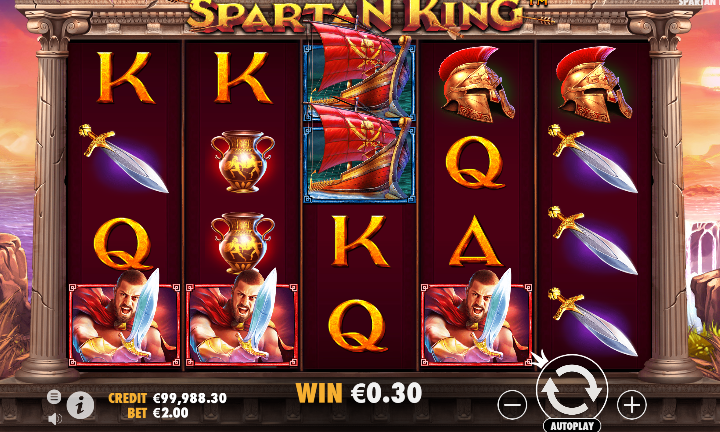 Spartan King Processo do jogo