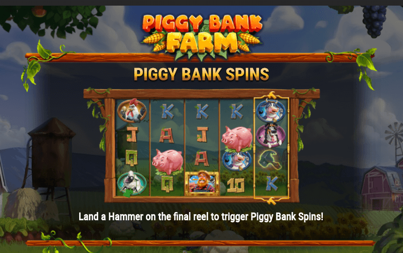 Piggy Bank Farm Processo do jogo