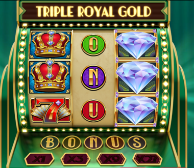 Triple Royal Gold Processo do jogo