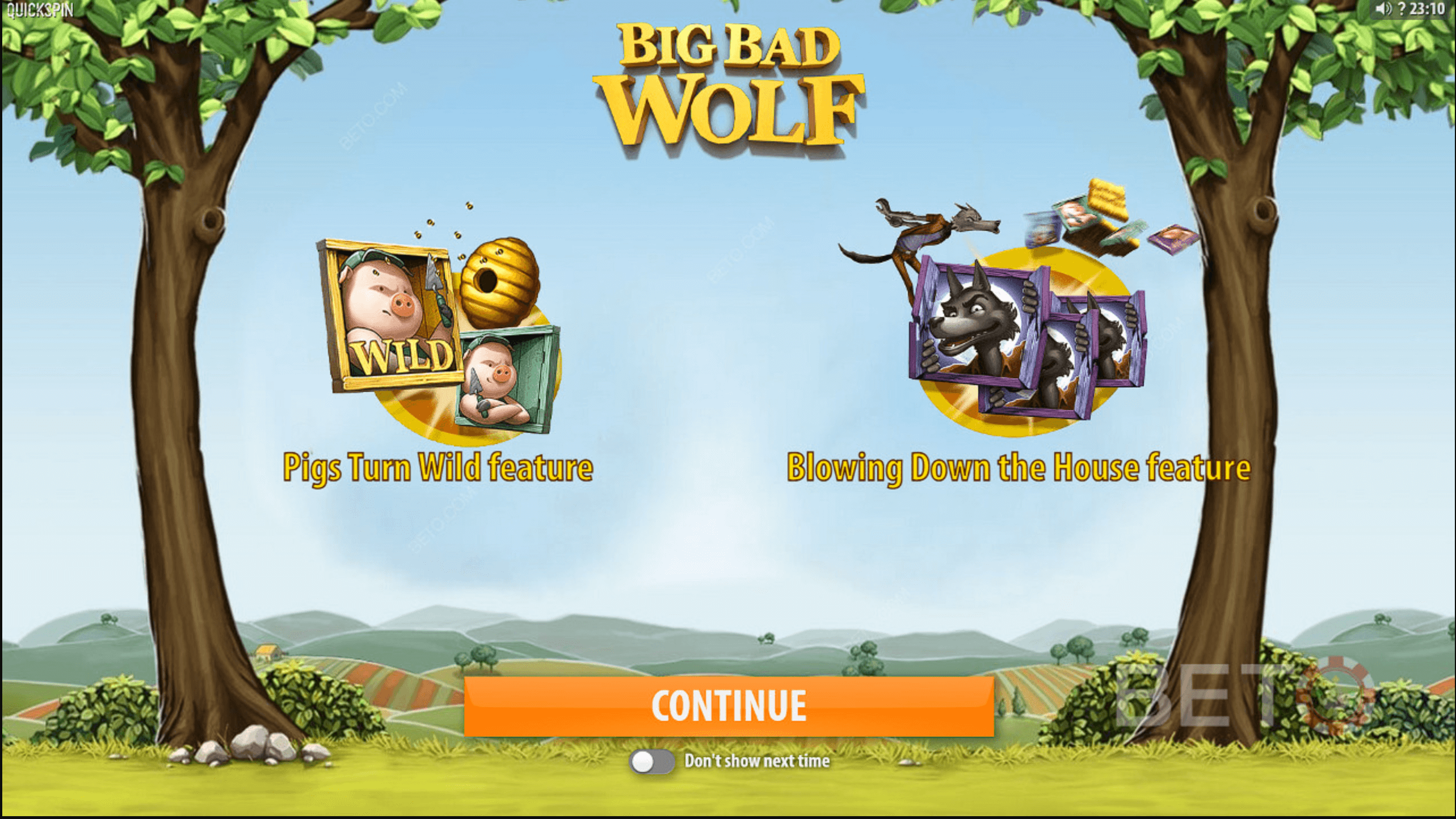 Big Bad Wolf Live  Processo do jogo